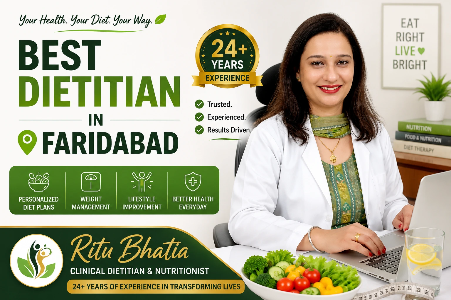 Best Dietitian in Faridabad – Ritu Bhatia